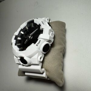 Casio G-Shock GA-100 White Analog Digital Watch | Shock Resistant | 200M WR